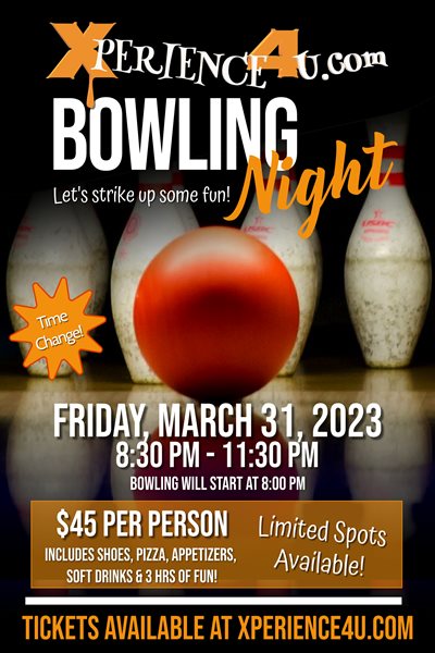 Fri, Mar 31, 2023 Xperience4u Bowling Night at Del Mar Lanes Public Venue Houston TX