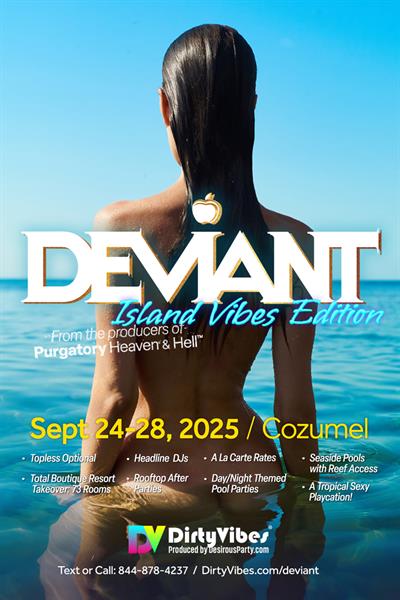 Wed, Sep 24, 2025 DEVIANT- Island Vibes Edition at Cozumel  Resort  