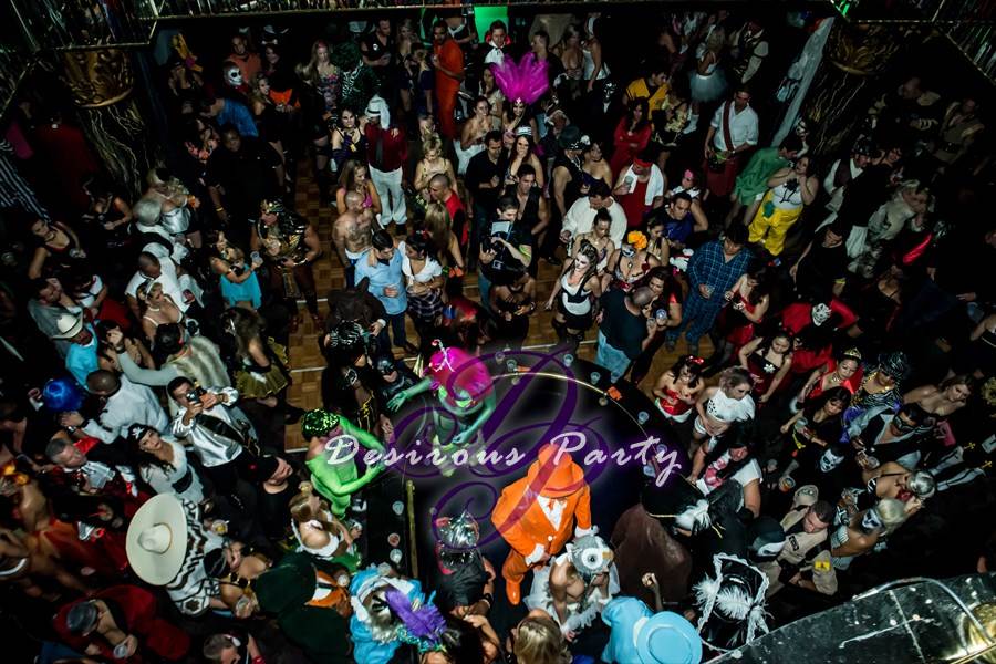 The crowd at the 2013 Houston Halloween Erotica Party. 