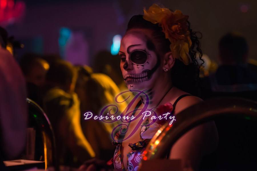 Day of the Dead sexy female for Halloween. 