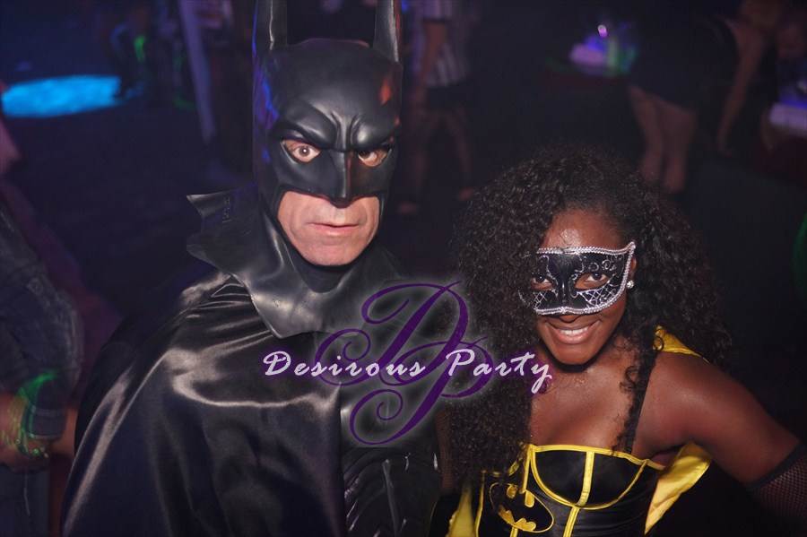 Batman and batgirls at the Houston halloween erotica ball. 