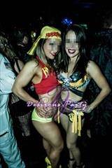 A erotica female Hulk Hogan at the halloween party. 