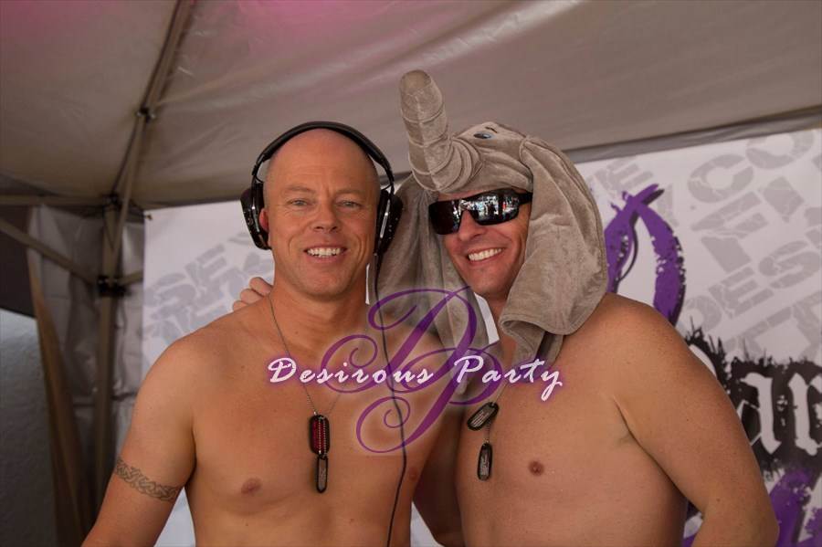 Dj Adrenal and dropcap poolside at Purgatory weekend in houston.