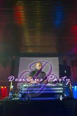 Dj O spinning at the pre halloween fashion show after party at the Ultra Lounge. 