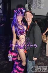 Shuttershock photography and his sexy wife at the houston halloween party. 