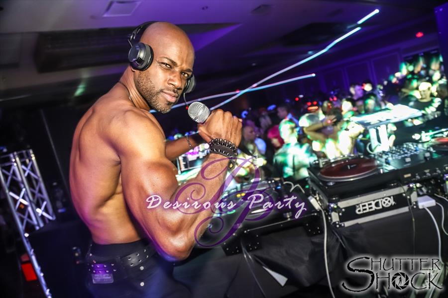 Dj shadowred from last vegas working the main event at Purgatory 2019 in Houston. 