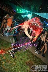 Rave dancing at the night time Drums of the Sun set at Purgatory 2021